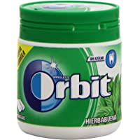 Orbit Bote de Chicles Sin Azúcar Sabor Hierbabuena- Fresco- Intenso y de Larga Duración en formato Gragea (6 botes x 60…